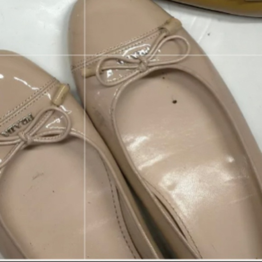🩰 - 👠 🔥 PRADA Unique Beige patent leather ballerina‎ 37 bow tie - Picture 5 of 13